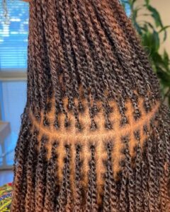 Microroot Locs With Extension